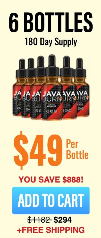 Java Burn Buy 6 Bottles